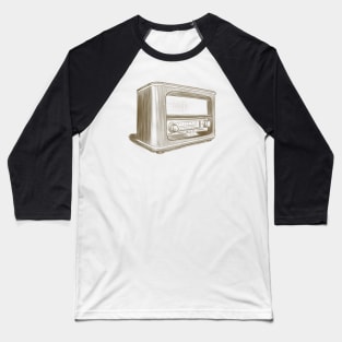 Retro Radio Baseball T-Shirt